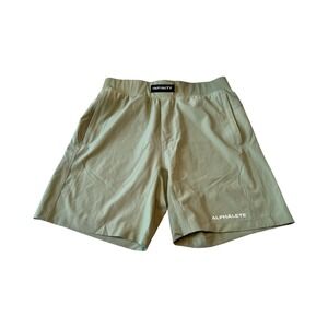 Alphalete Infinity Shorts Mens M Green Active‎ Pull On Performance Running